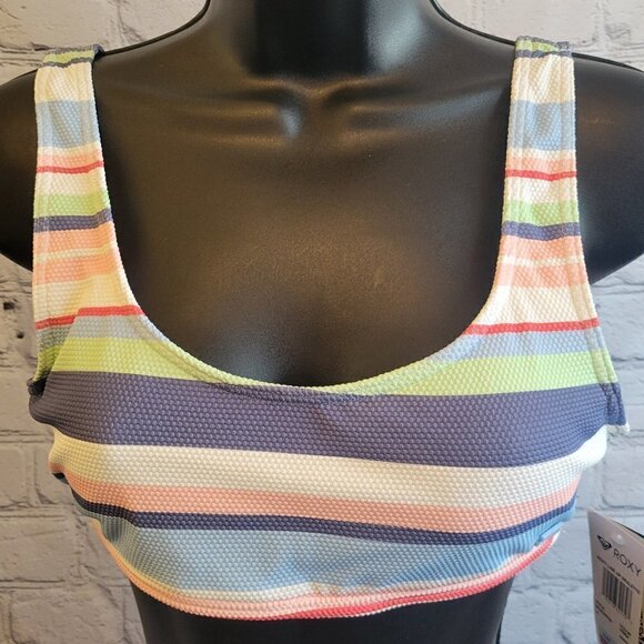Women's Roxy Line Up Bralette Bikini Top - Picture 1 of 5